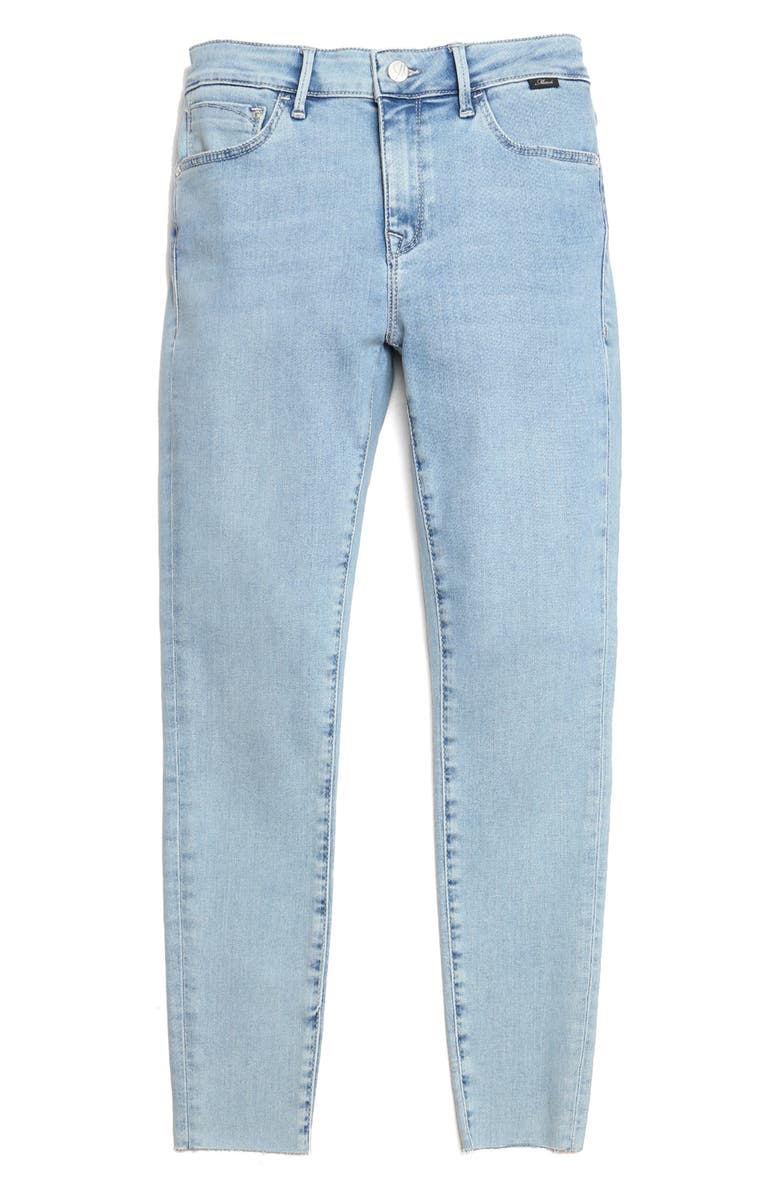 Mavi Jeans Tess High Waist Ankle Skinny Jeans, Alternate, color, 