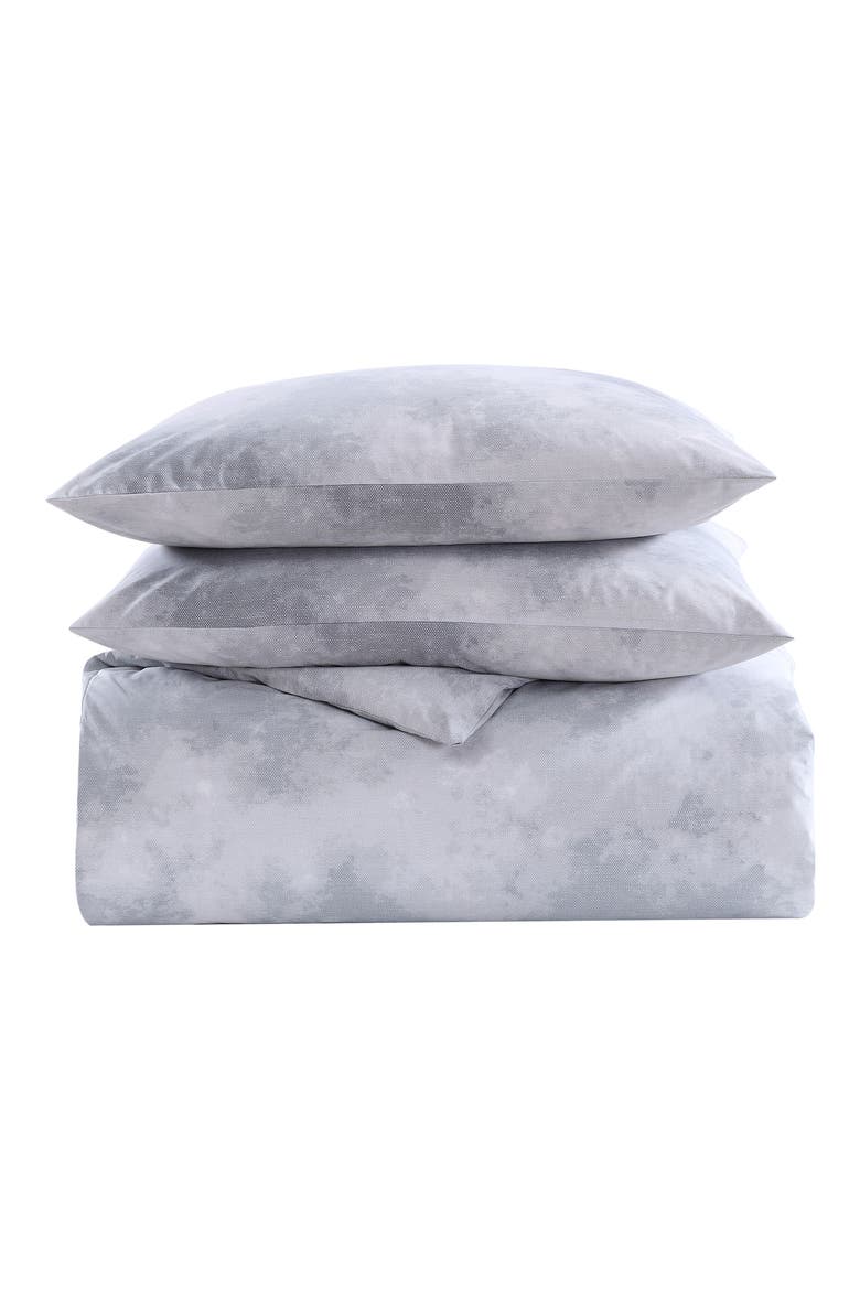 Koto Clouds Cotton Duvet Cover Set, Main, color, GREY