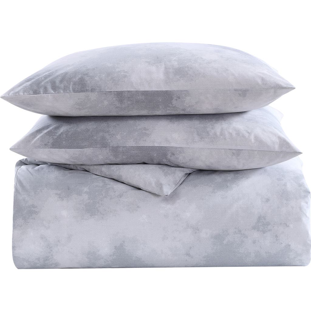 City Scene Koto Clouds Cotton Duvet Cover Set In Gray