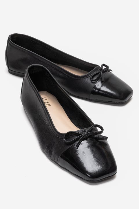 Rony Leather Ballet Flat