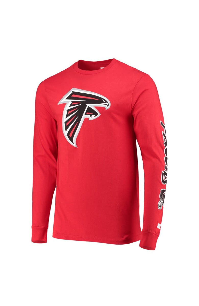 STARTER Men's Starter Red Atlanta Falcons Halftime Long Sleeve T-Shirt, Alternate, color, Red