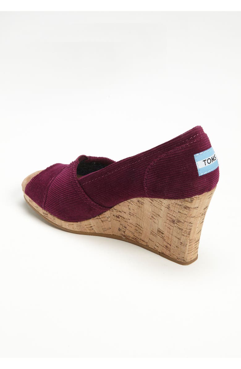 TOMS Corduroy Wedge, Alternate, color,