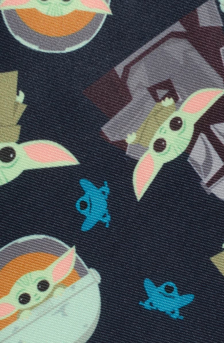 Cufflinks, Inc. Star Wars<sup>™</sup> The Mandalorian Tie, Alternate, color, Navy