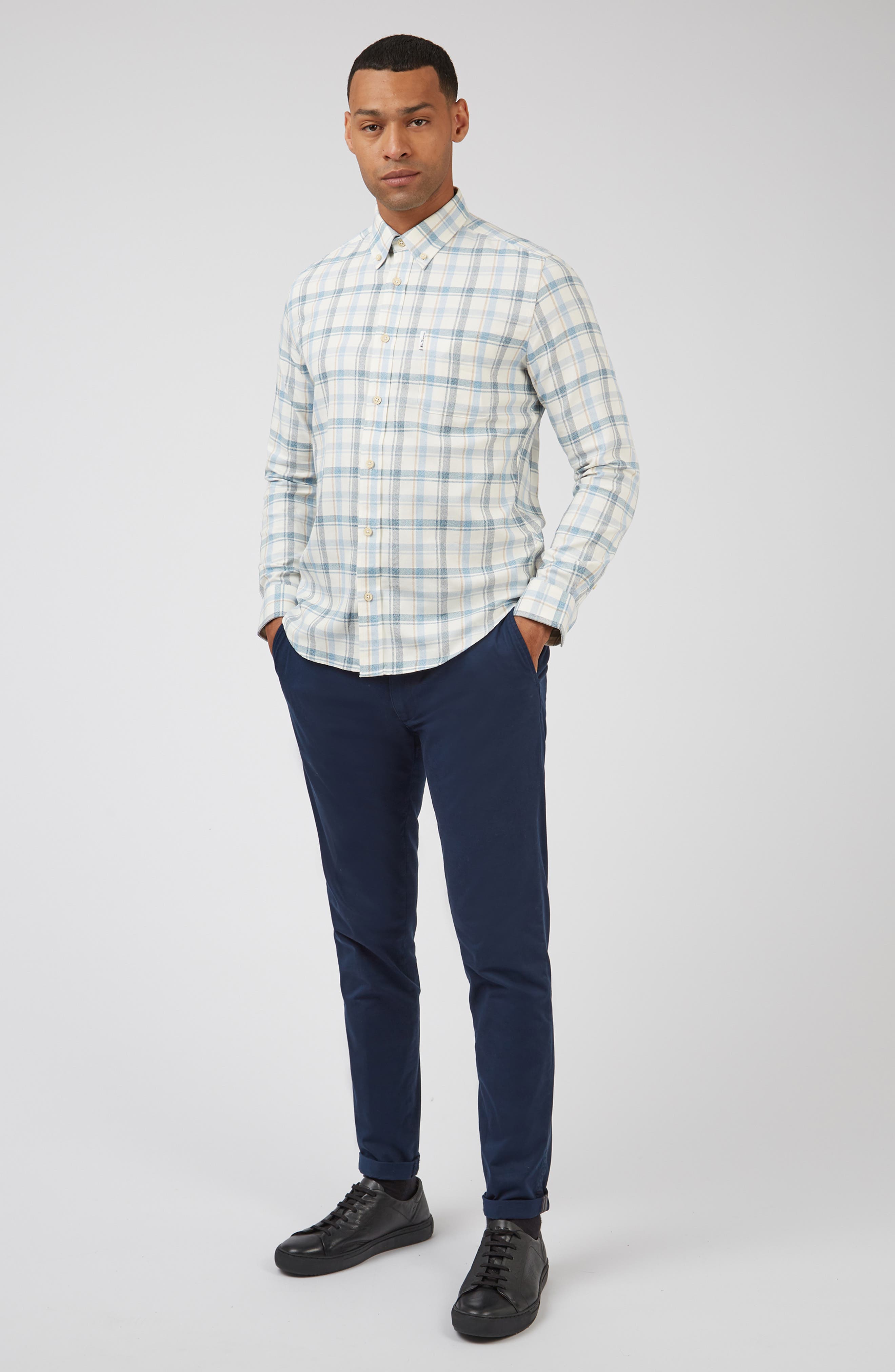Ben Sherman Check Cotton Button-Down Shirt (Men) | Nordstrom