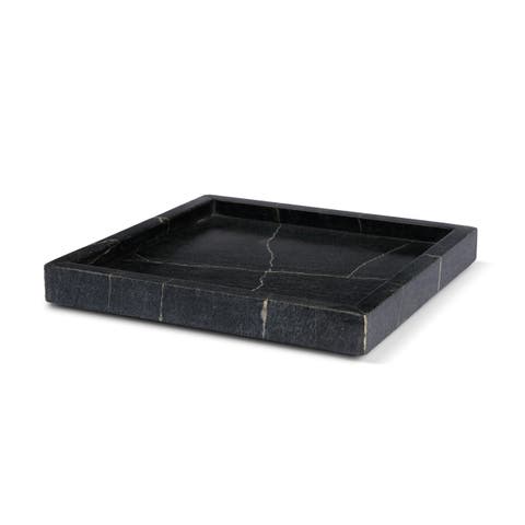Stratus Marble Square Decorative Tray