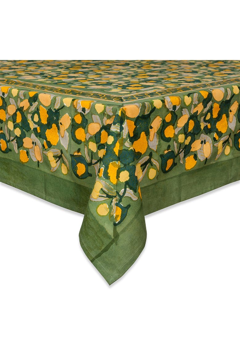 Fruit Tablecloth, Main, color, Yellow/Green 59" x 59"