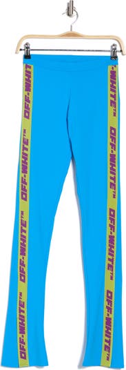 Athletic Logo Band Split Hem Pants