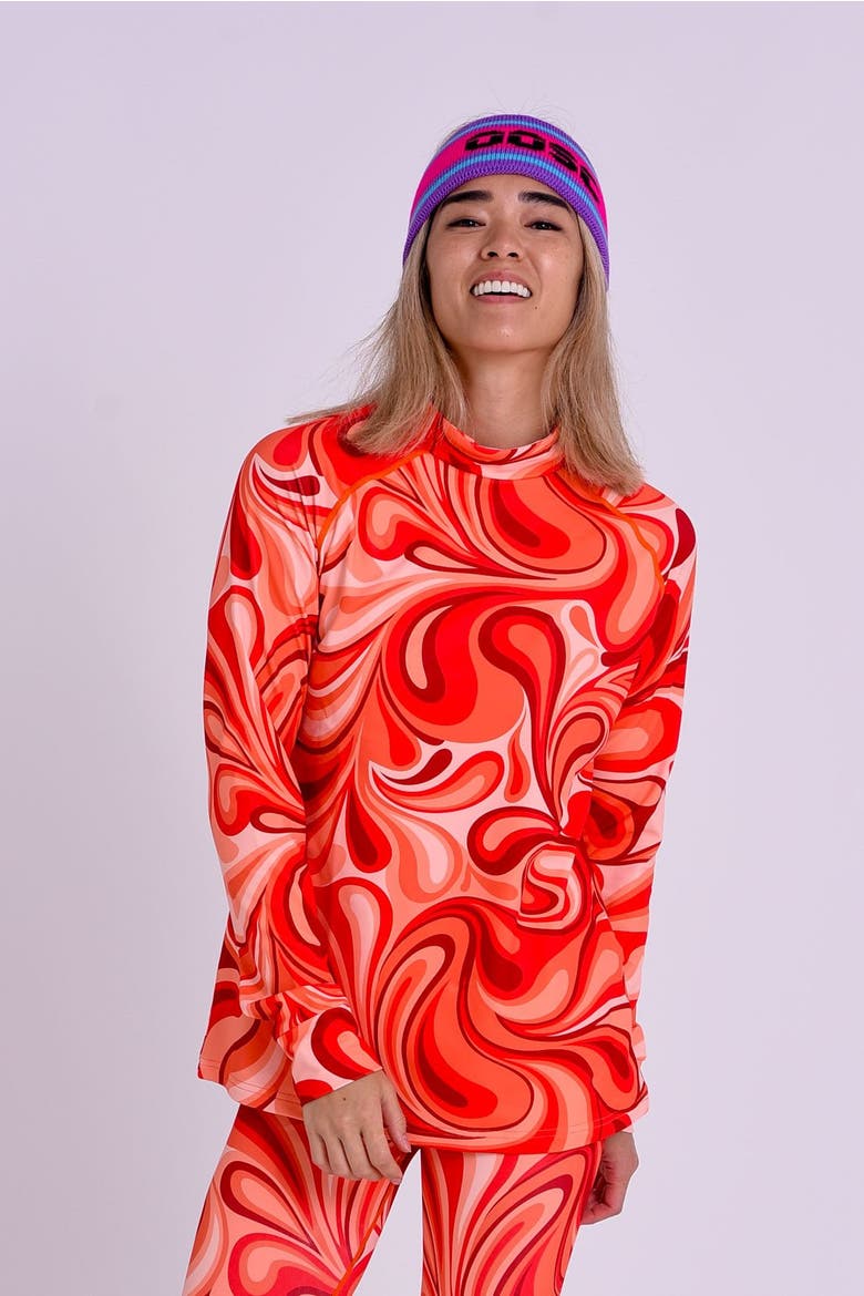Baselayer Top - Shagadelic Baby! Women's, Alternate, color, multi-colour