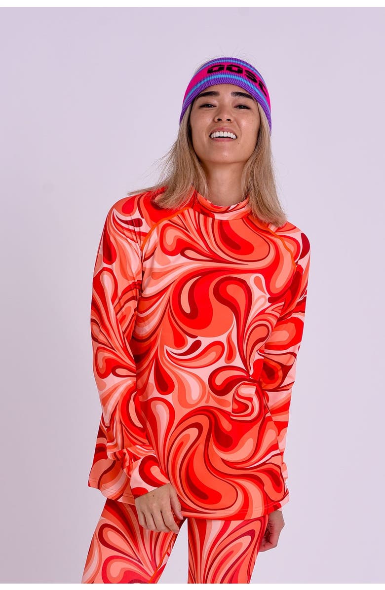 OOSC Baselayer Top - Shagadelic Baby! Women's, Alternate, color, Multi-Colour