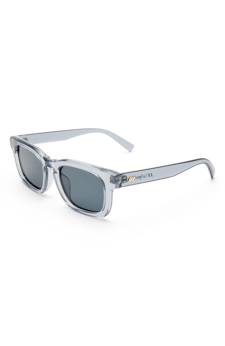 Le Specs Iceman 52mm Square Sunglasses, Alternate, color, Pewter / Smoke Mono