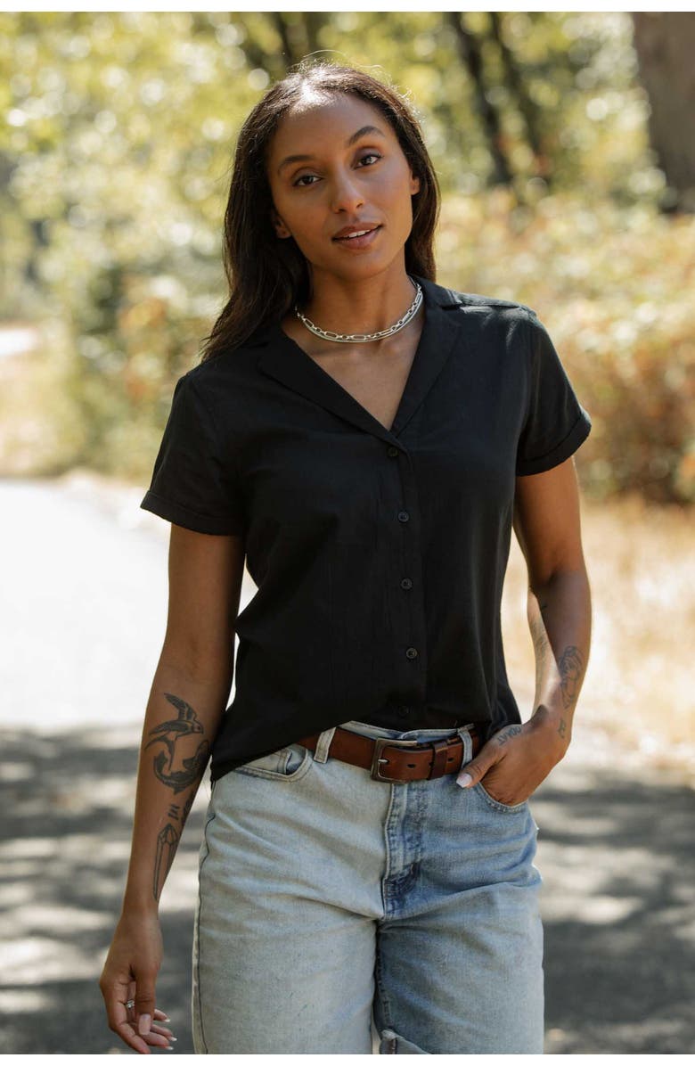 Bridge & Burn Innes Shirt, Alternate, color, Black