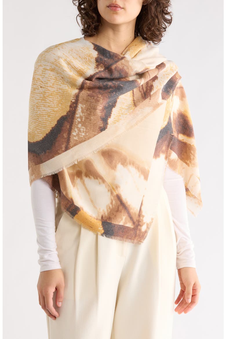 Butterfly Wing Scarf, Main, color, TAUPE