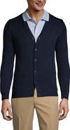 Lands' End School Uniform  Cotton Modal Button Front Cardigan Sweater