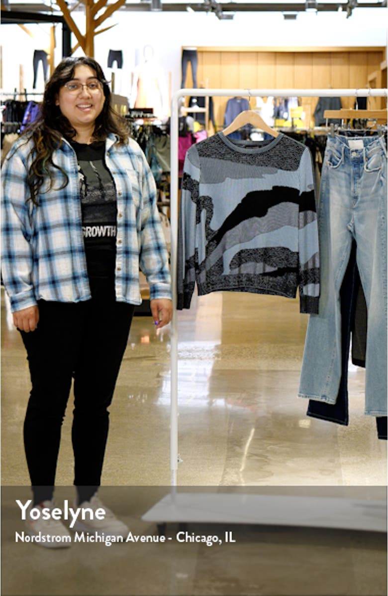 Landscape Pattern Tunic Sweater, sales video thumbnail