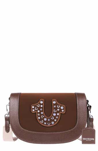True Religion Studded Horseshoe Crossbody Bag