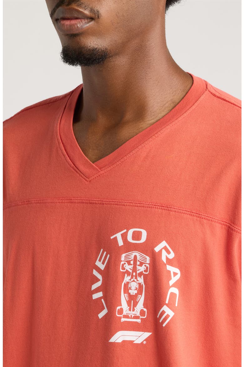 F1® Car Hockey T-Shirt, Alternate, color, WASHED RED