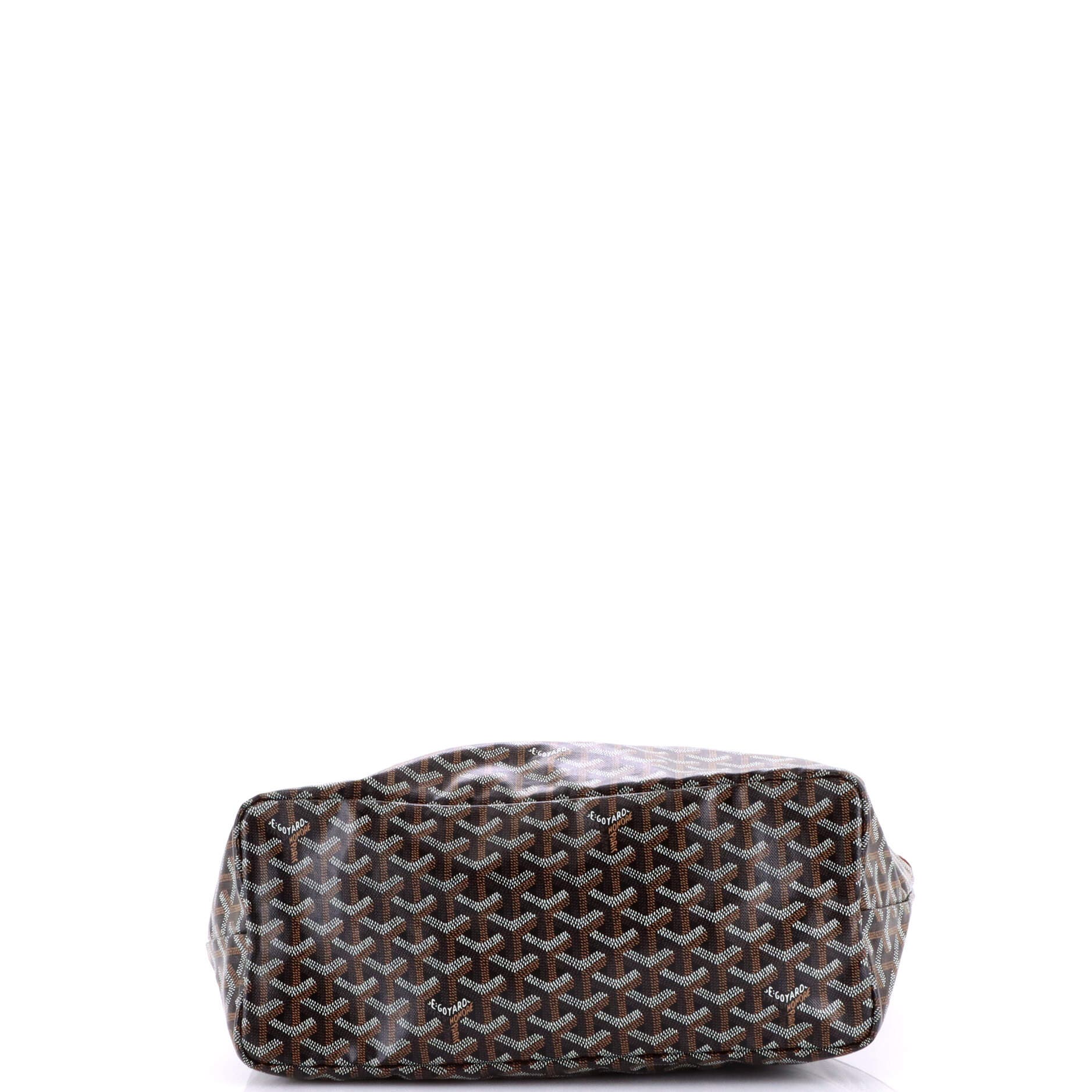 Pre-Owned Goyard Saint Louis Tote Coated Canvas PM, Alternate, color, Black