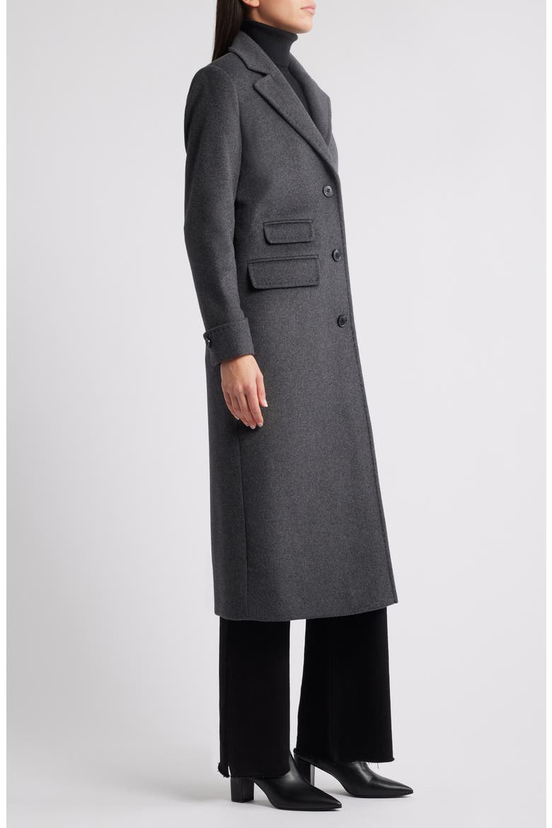Wool Blend Coat, Alternate, color, GREY