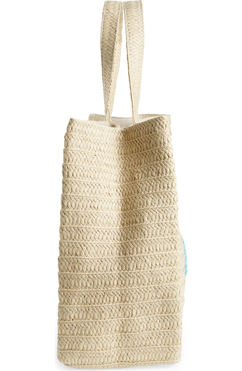BTB Los Angeles Sea You Later Straw Tote, Alternate, color,