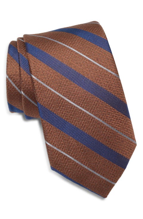 Denery Stripe Silk Tie