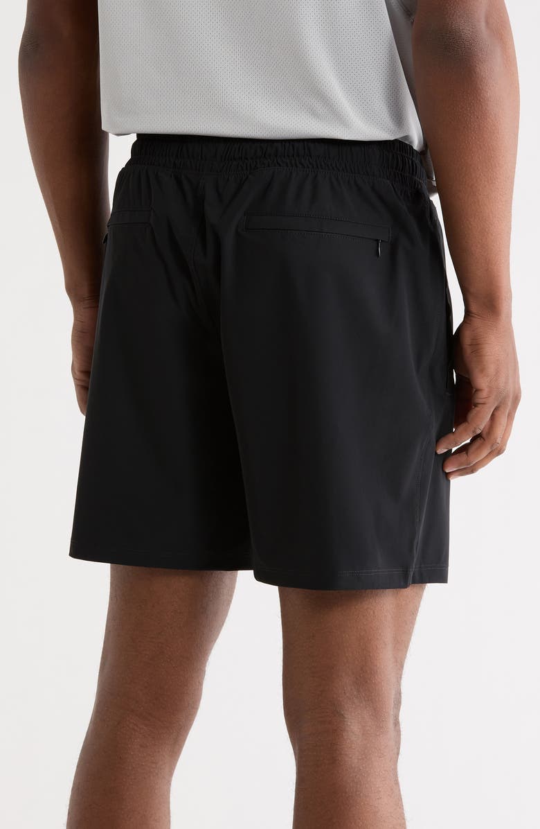 90 DEGREE BY REFLEX Warp Vortex 7-Inch Shorts, Alternate, color, Black