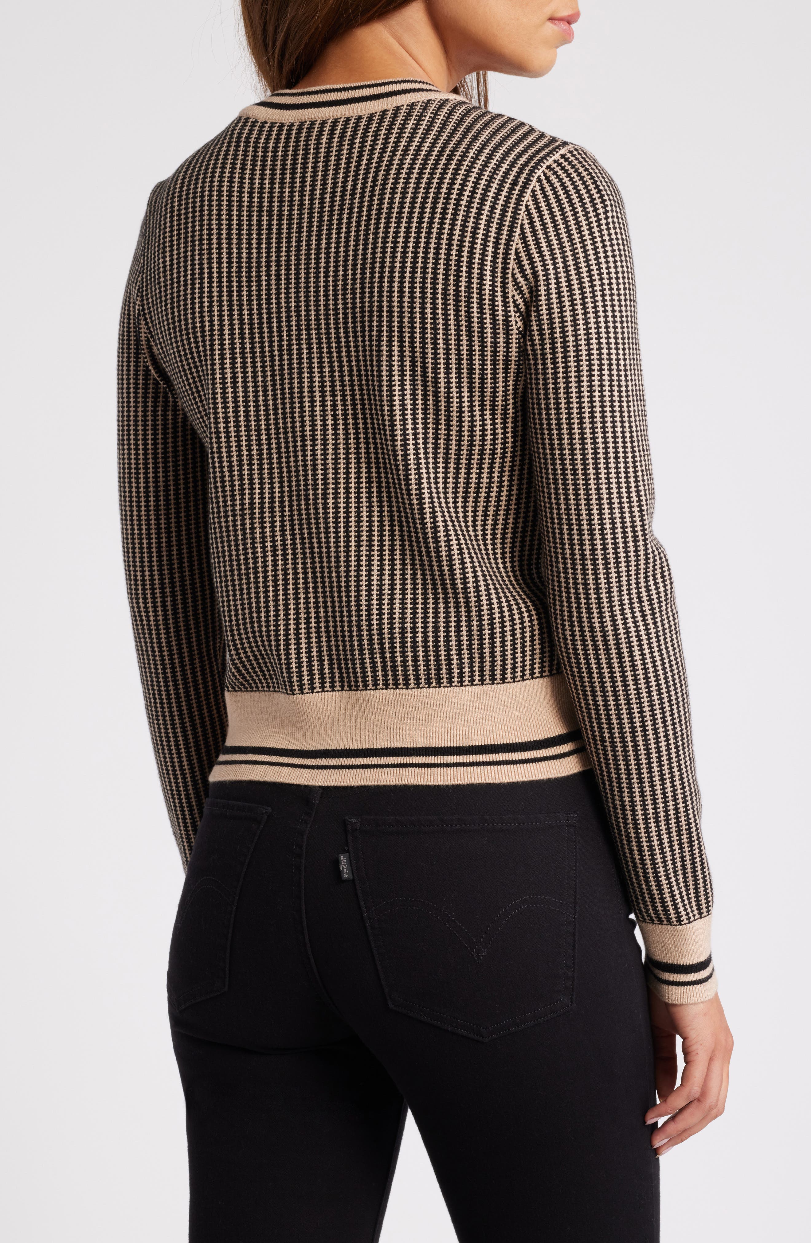 Contrast Trim Cardigan - image 2