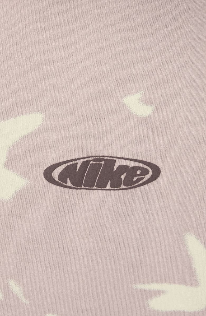 Nike Kids' Sportswear Splatter Print Cotton T-Shirt, Alternate, color, Particle Rose