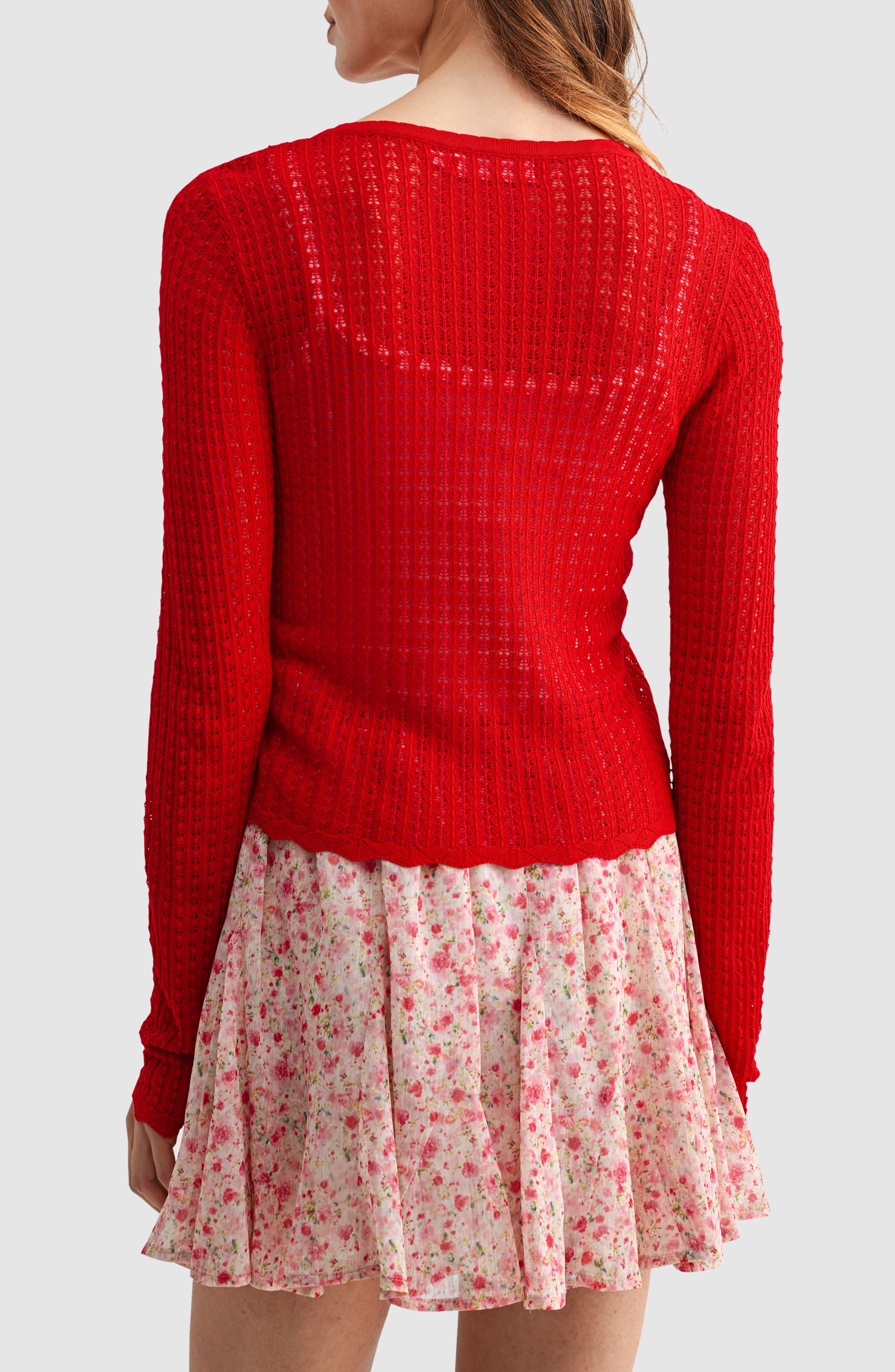 Crop Knit Cardigan - image 2