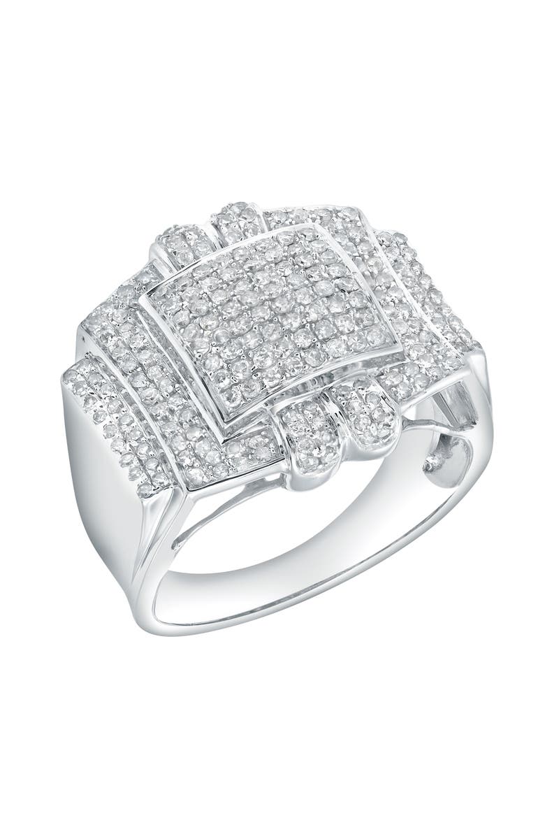 Prestige  0.90 Cts Natural Diamond 14K Gold Ring, Alternate, color, 14K White Gold