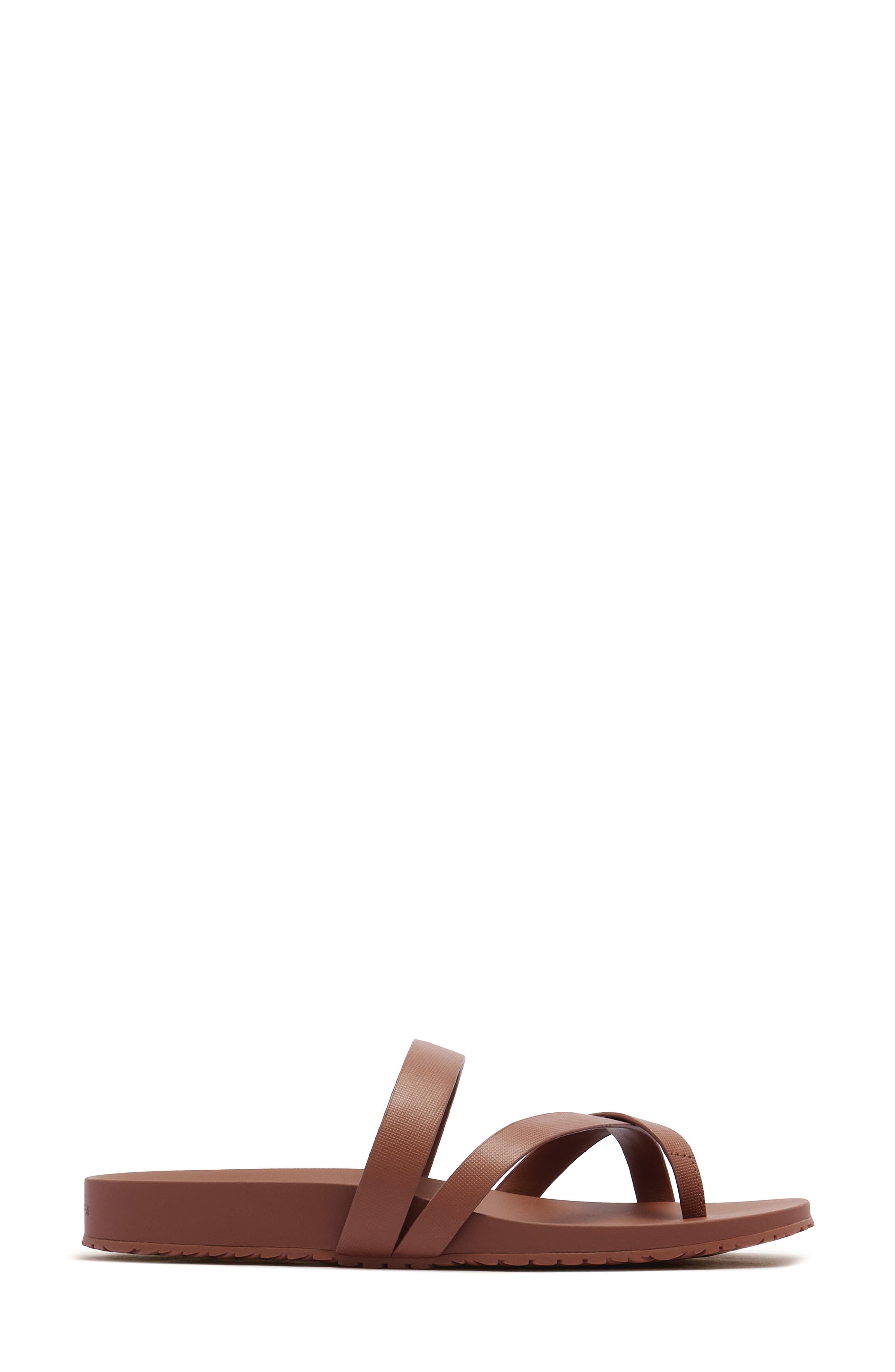 FRANKIE4 Isla Waterproof Toe Loop Sandal, Alternate, color, Rich Tan