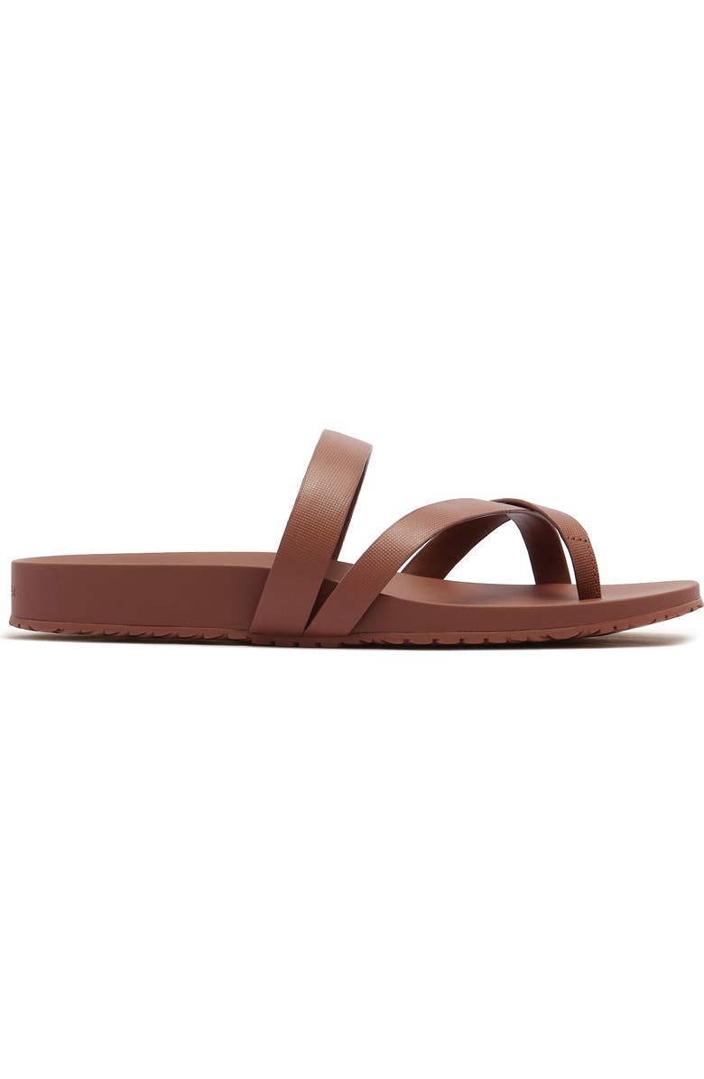 FRANKIE4 Isla Waterproof Toe Loop Sandal, Alternate, color, Rich Tan