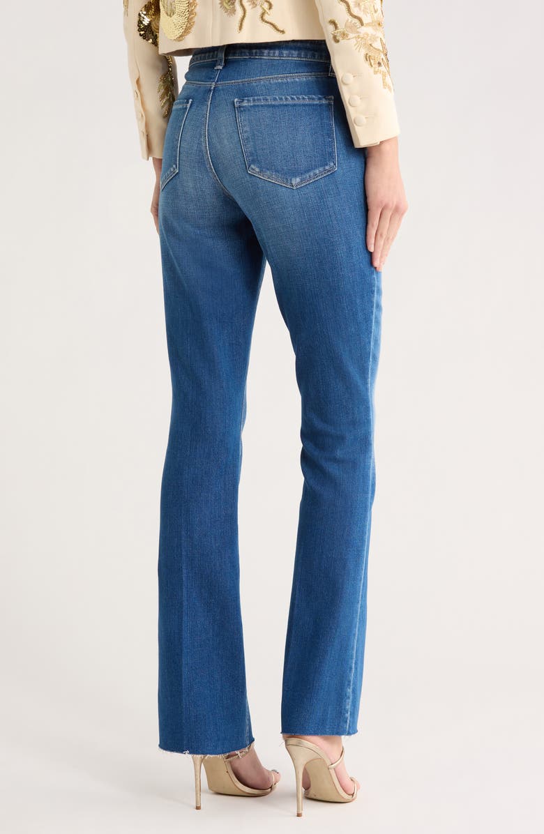 L'AGENCE Ruth Raw Hem Straight Leg Jeans, Alternate, color, Palermo