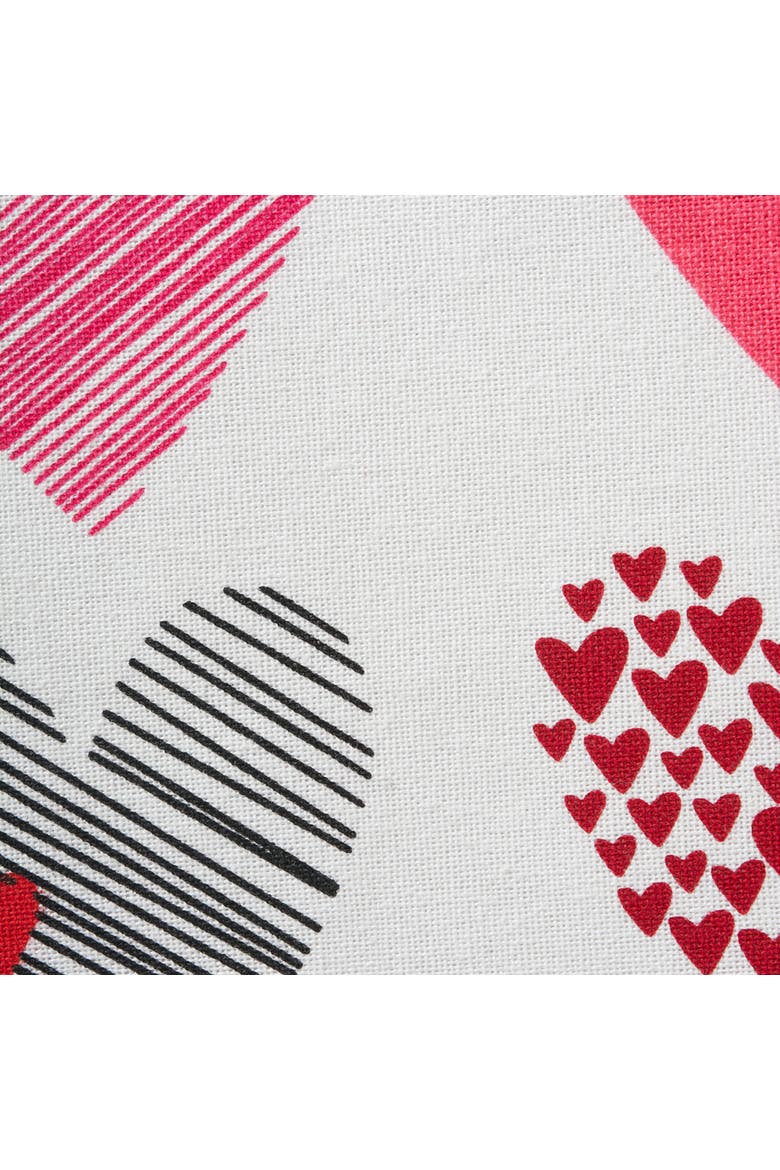 Hearts Collage Print Napkin Set/6, Alternate, color, Hearts Collage Print