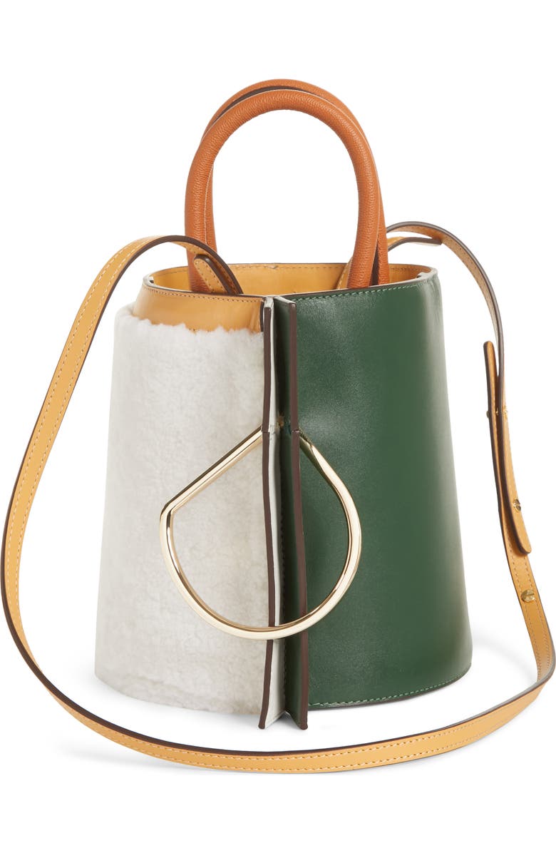 Danse Lente Bobbi Genuine Shearling Tote, Alternate, color,