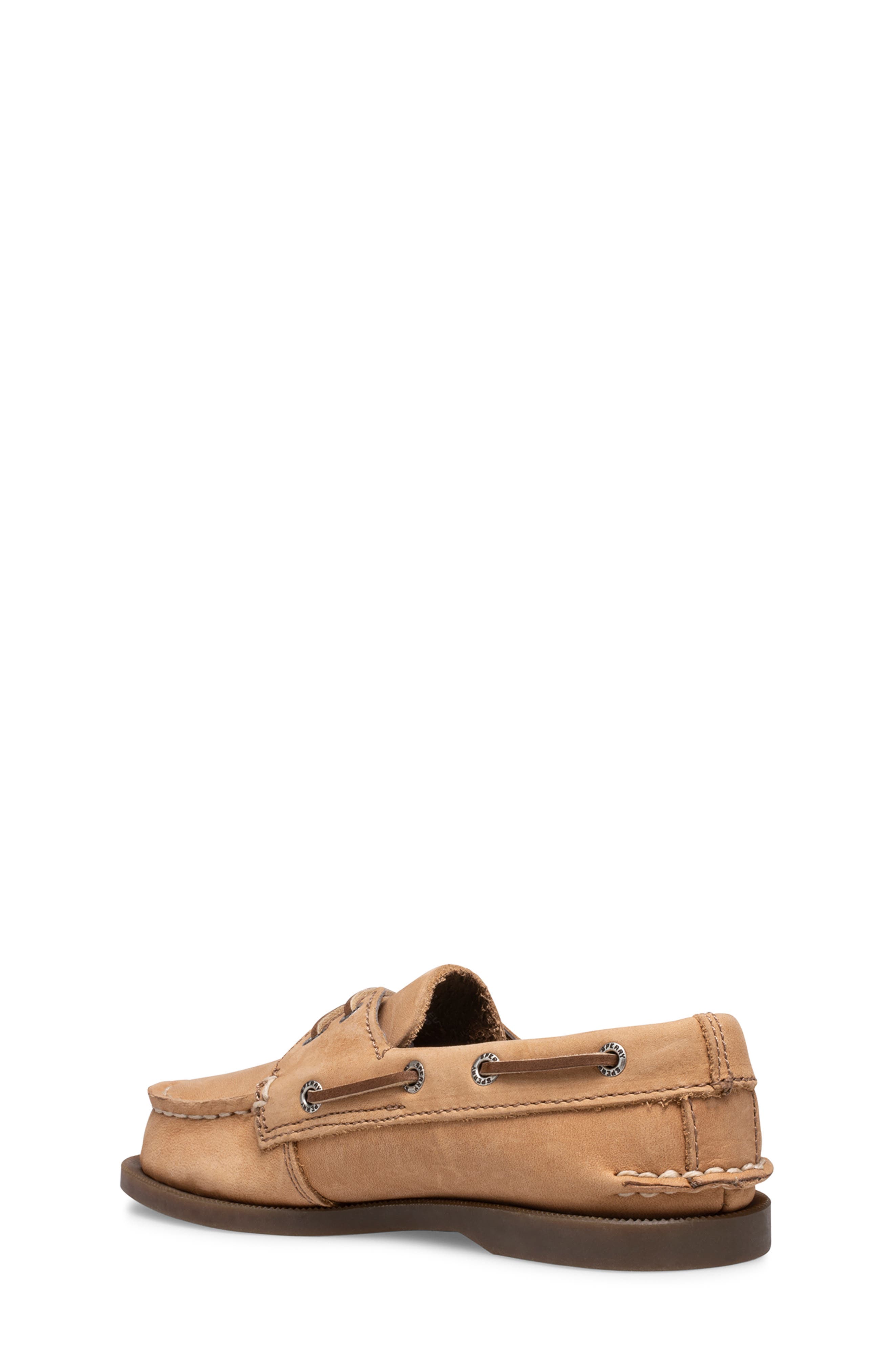 Sperry Kids
 Authentic Original Boat Shoe, Alternate, color, Sahara Leather