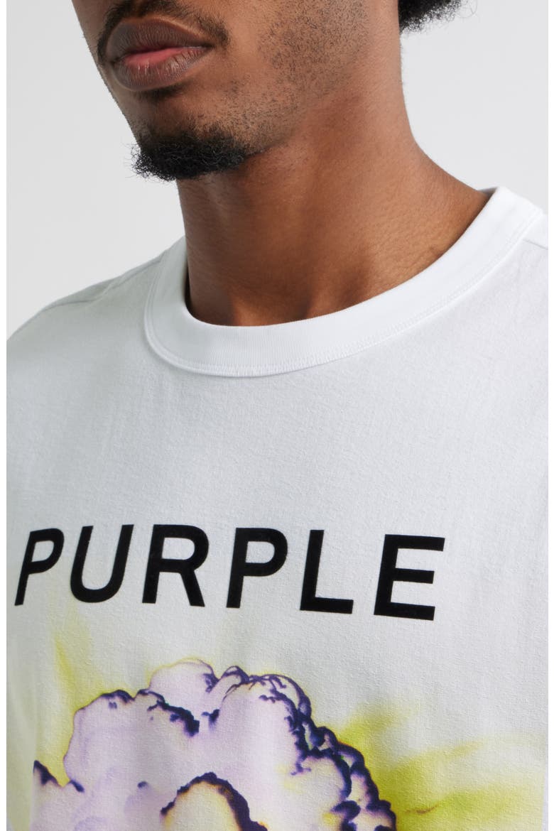 Textured Cotton Jersey Graphic T-Shirt, Alternate, color, WHITE