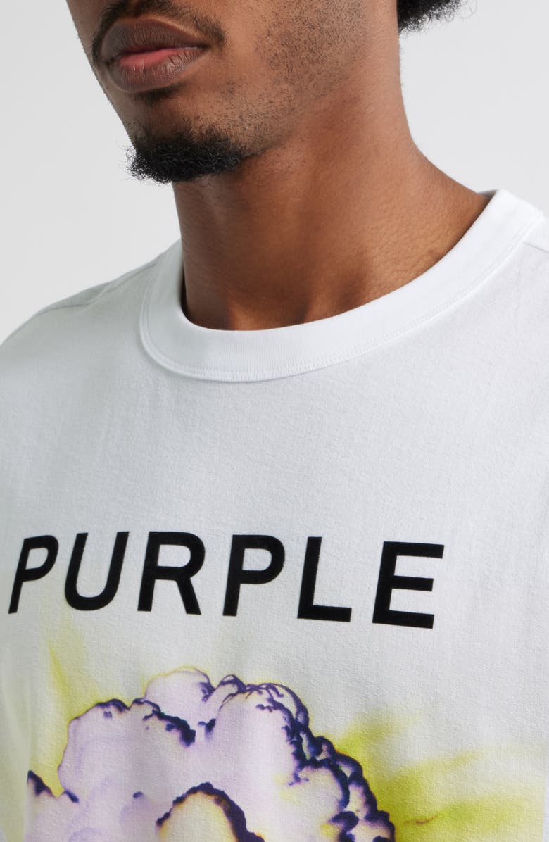 PURPLE BRAND Textured Cotton Jersey Graphic T-Shirt, Alternate, color,