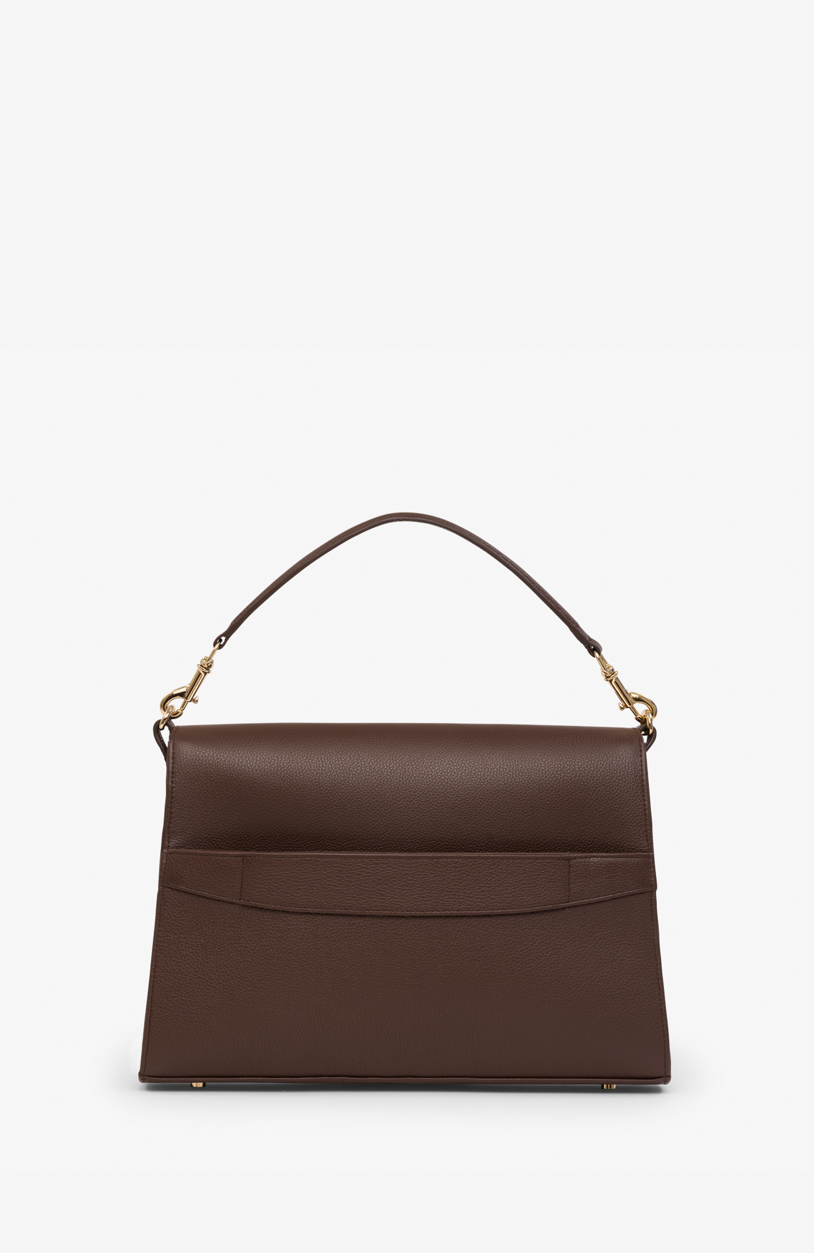 BY BANOO Classic Slim Briefcase, Alternate, color, Mocha/Gold