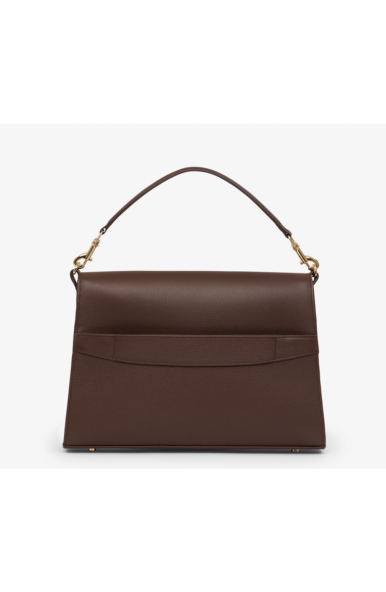 BY BANOO Classic Slim Briefcase, Alternate, color, Mocha/Gold