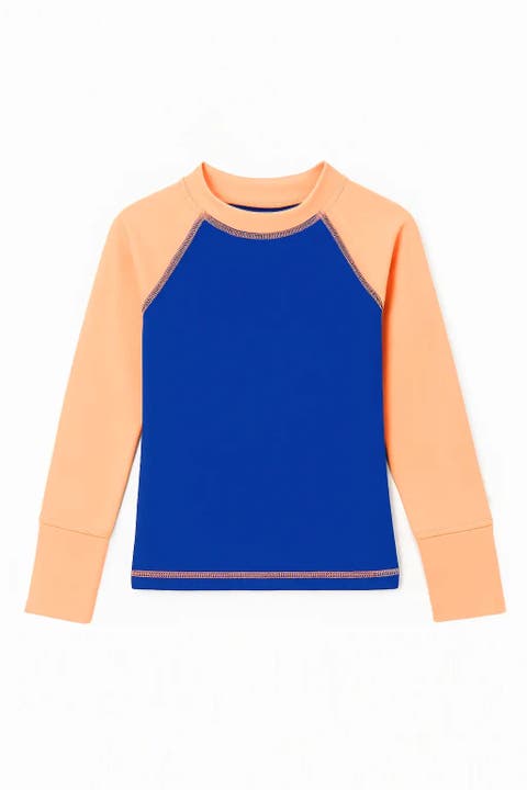 Boys Blue and Orange Rashguard - Swim