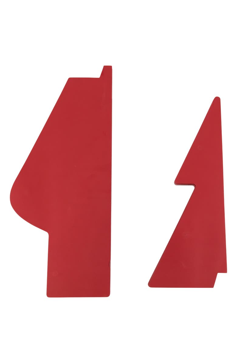 Northlight Tall Foldable Accordion Honeycomb Paper Christmas Tree - 4' - Red, Alternate, color,