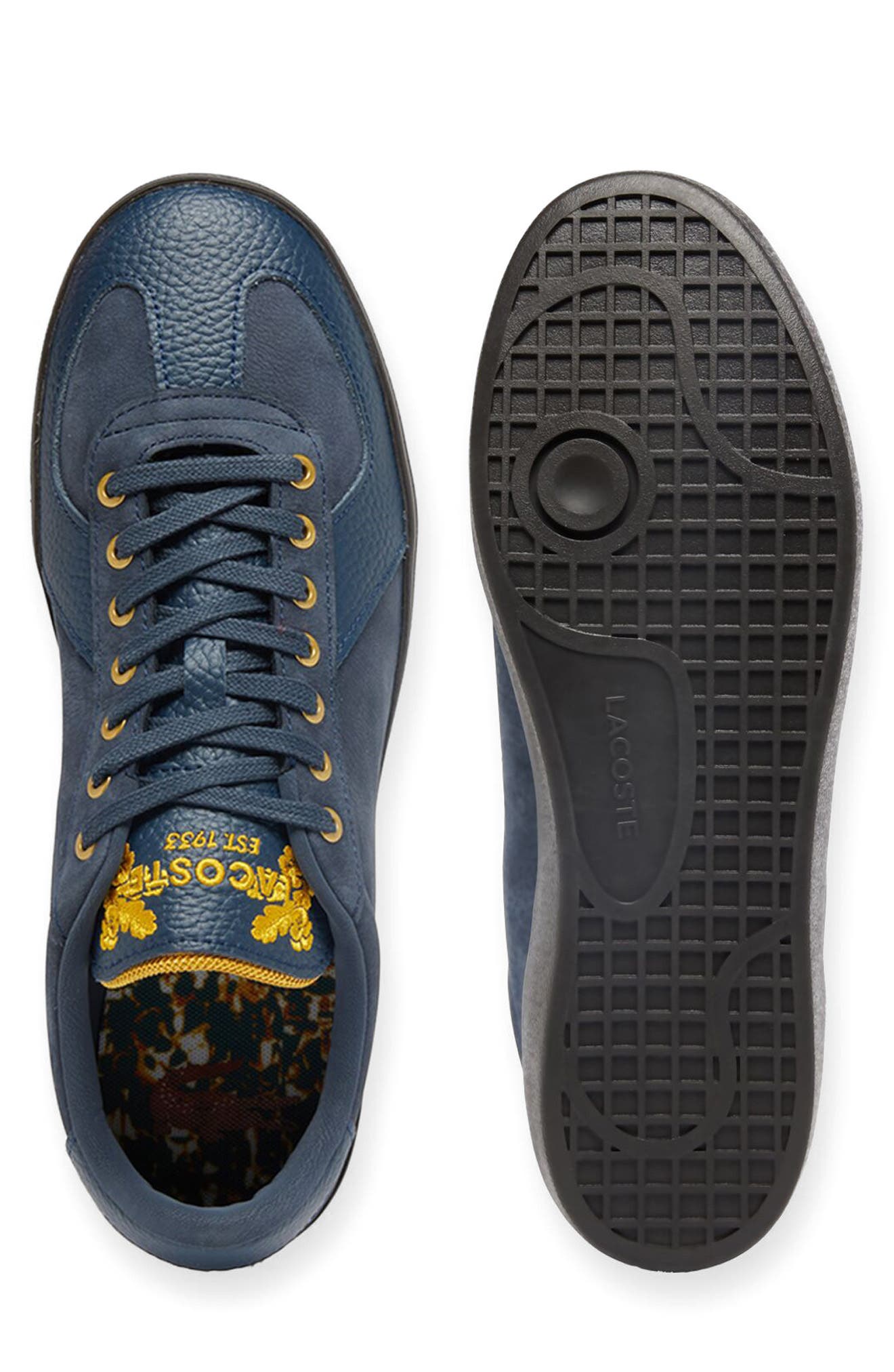 Lacoste Baseshot Pro 12 Sneaker, Alternate, color, Navy/ Dark Gum