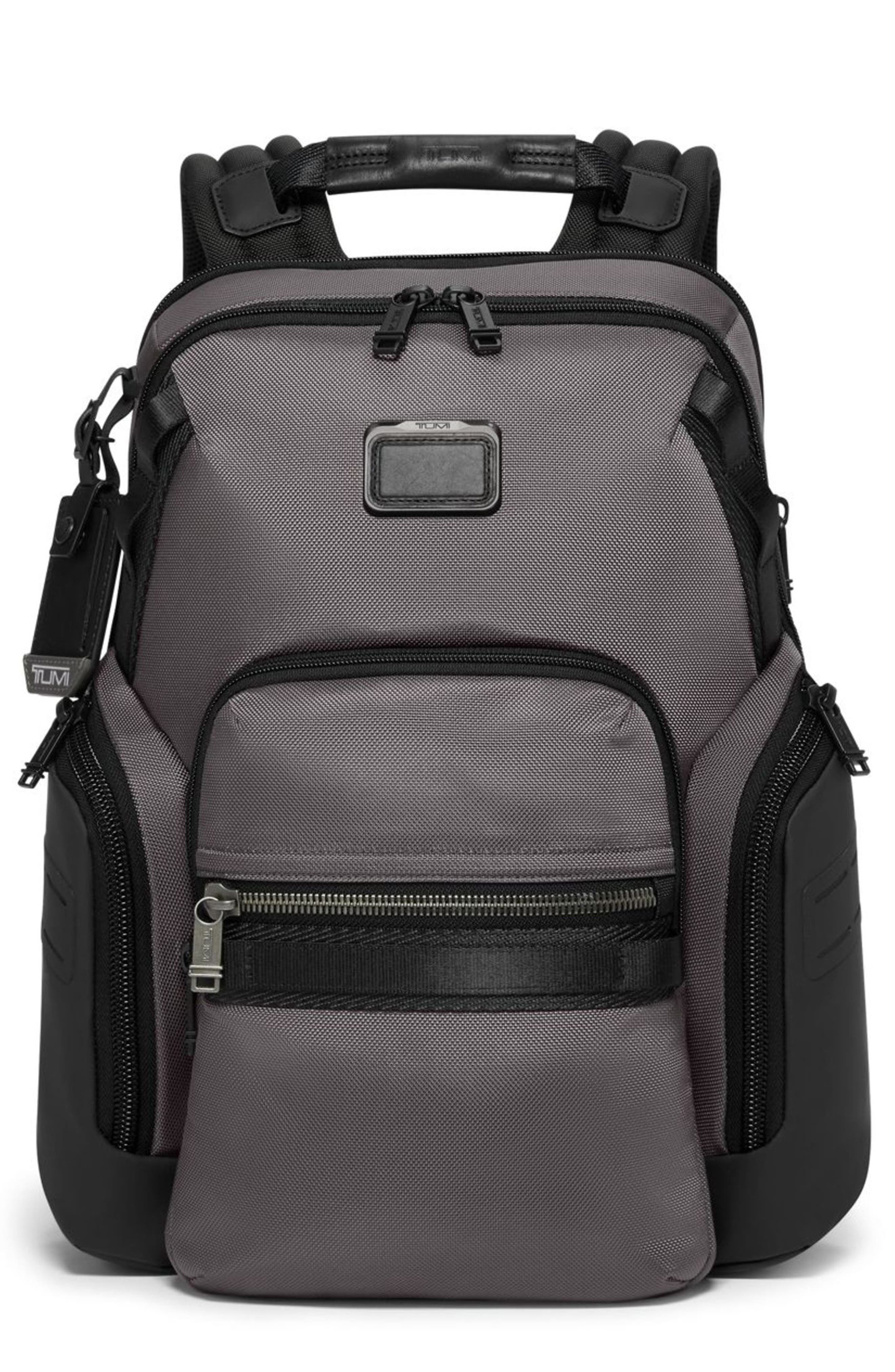 TUMI Alpha Bravo Navigation Backpack, Main, color, Charcoal