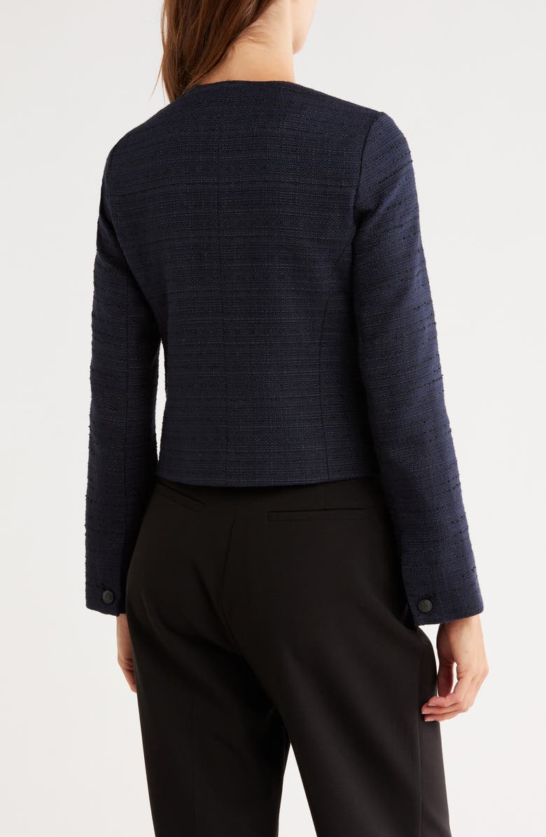 rag & bone Amaya Crop Jacket, Alternate, color, Navy