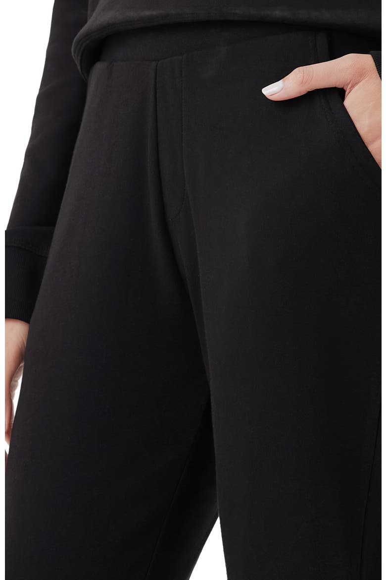 Organic Cotton Airplane Tulip Hem Pant, Alternate, color, Black