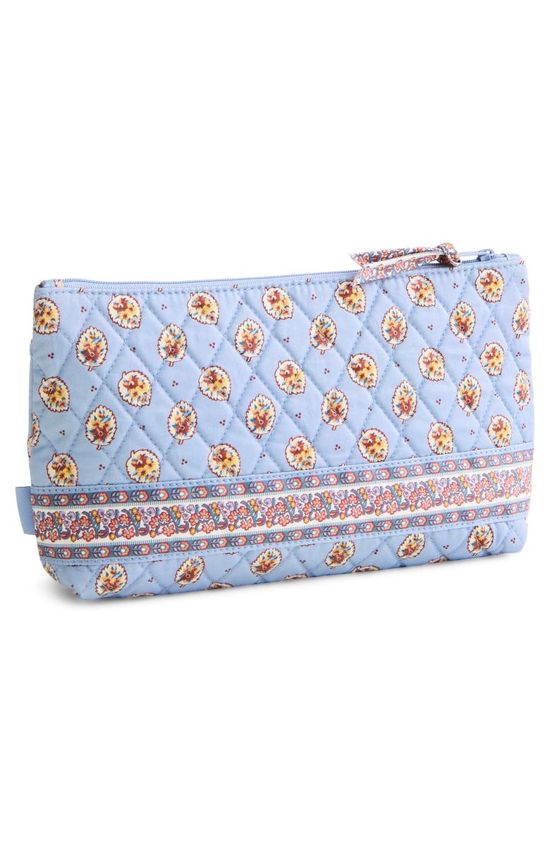 VERA BRADLEY Medium Pouch, Alternate, color, Blue Leaf