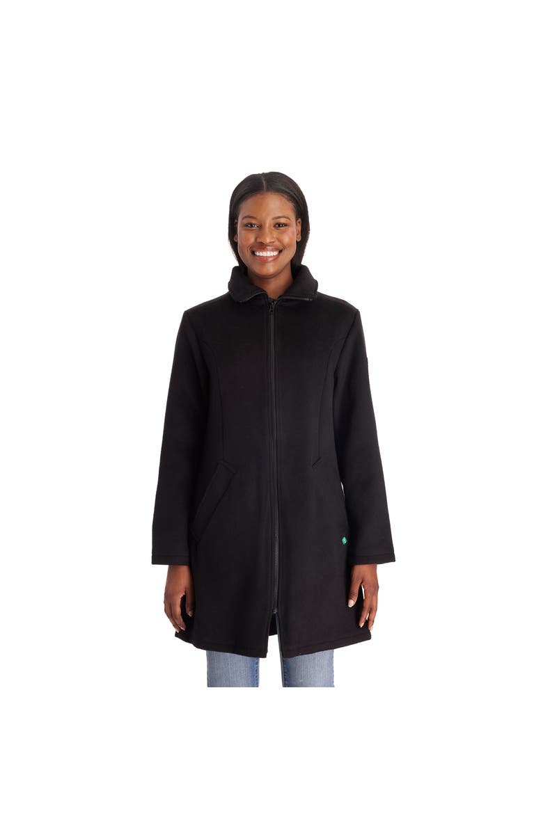 Modern Eternity Maternity Modern Eternity Khloe 3-in-1 Wool-Blend Maternity Coat Semi-Fitted, Main, color, Black