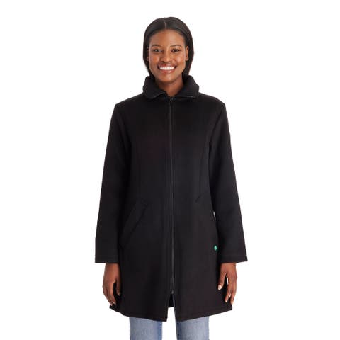 Modern Eternity Khloe 3-in-1 Wool-Blend Maternity Coat Semi-Fitted