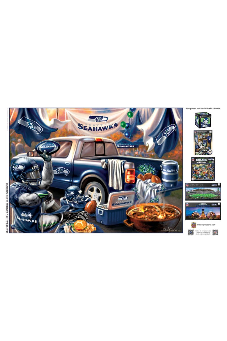 Seattle Seahawks Gameday 1000pc Puzzle, Alternate, color, Multicolor