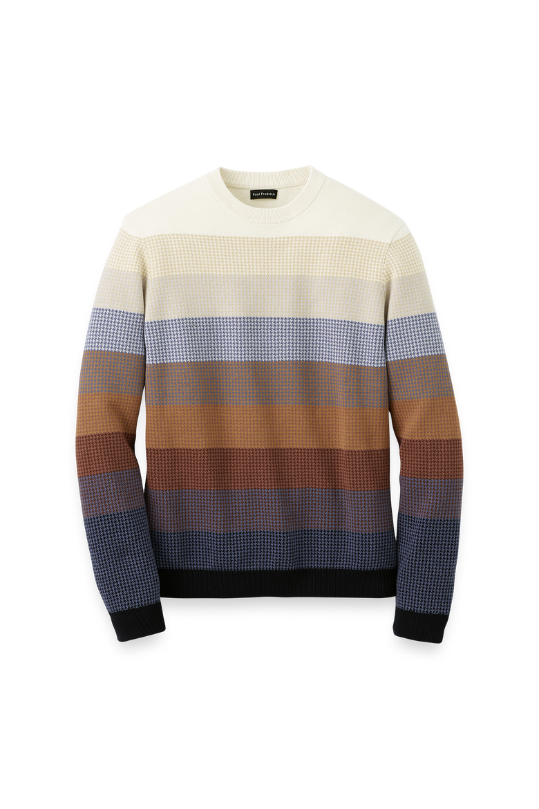 Cotton Crewneck Sweater, Main, color, Multi